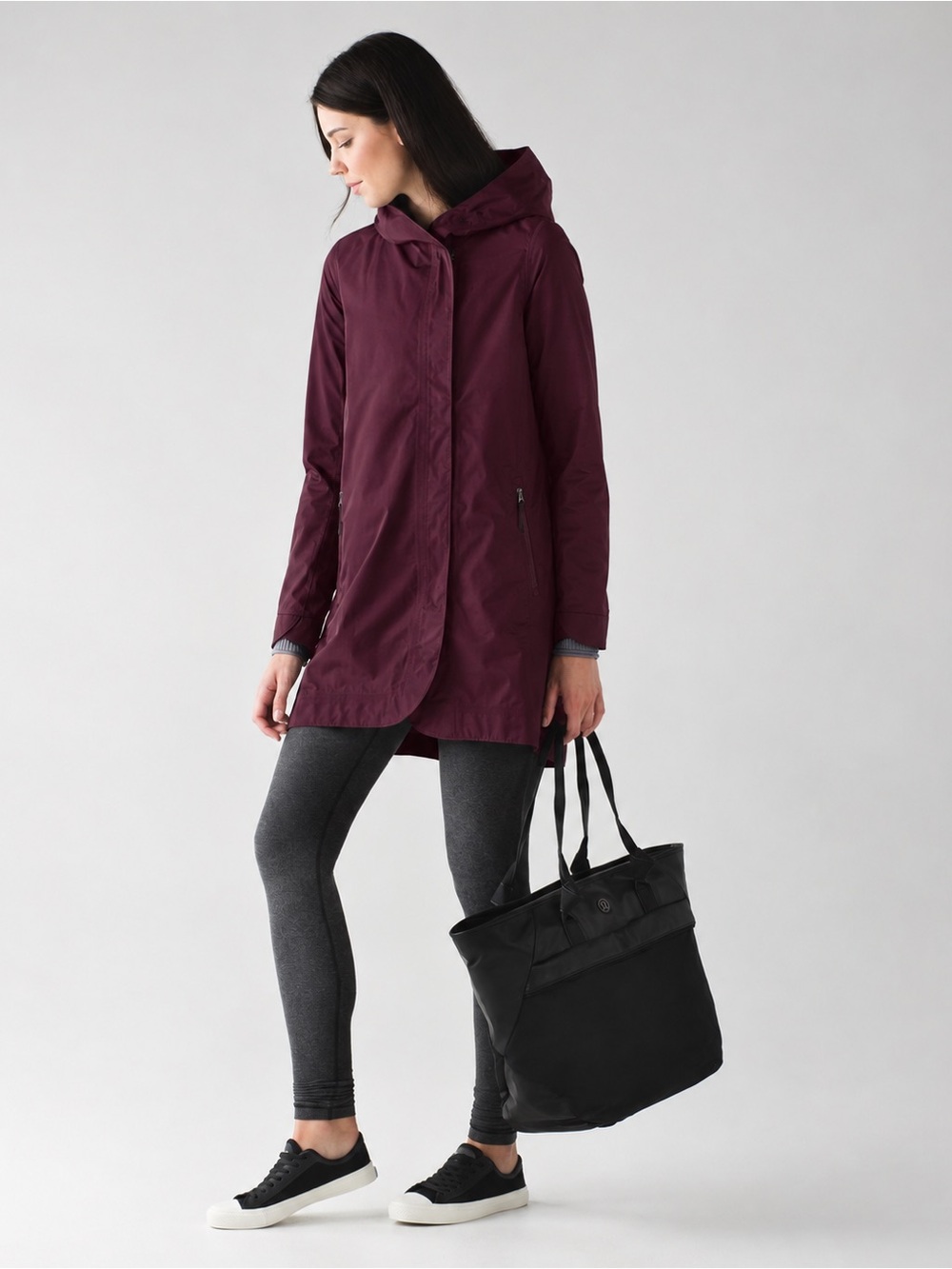 lululemon athletica Savasana waterproof Shell Rain Jacket Trench